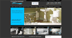 Desktop Screenshot of clydebathrooms.co.uk